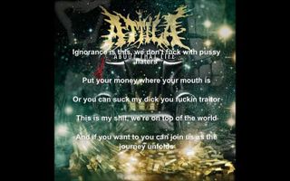Attila- MIDDLE FINGERS UP Lyrics Attila- MIDDLE FINGERS UP Lyrics