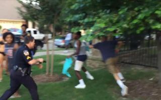 Raw Footage: Texas Cop Draws Gun on Pool-Party Teens Raw Footage: Texas Cop Draws Gun on Pool-Party Teens