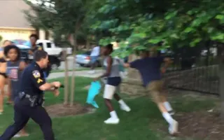 Raw Footage: Texas Cop Draws Gun on Pool-Party Teens Raw Footage: Texas Cop Draws Gun on Pool-Party Teens