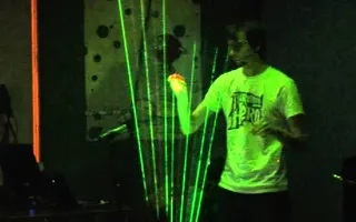 Tetris Theme on Laser Harp - Theremin Hero LIVE! Finale - Gamecity 5 Nottingham Tetris Theme on Laser Harp - Theremin Hero LIVE! Finale - Gamecity 5 Nottingham
