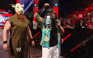 Bray Wyatt and Children's Choir sings He's got the whole world in his hands to John Cena Bray Wyatt and Children's Choir sings He's got the whole world in his hands to John Cena