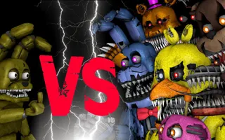 Plushtrap vs Nightmare Freddy Bonnie Chica Foxy Fredbear | FNAF SFM Plushtrap vs Nightmare Freddy Bonnie Chica Foxy Fredbear | FNAF SFM
