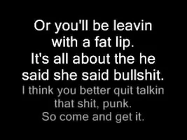 Limp Bizkit - Break Stuff lyrics Limp Bizkit - Break Stuff lyrics
