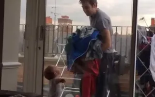 WATCH: Father Tries to Reason With His Baby Son | First to Know WATCH: Father Tries to Reason With His Baby Son | First to Know