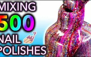 Mixing my 500 HOLO Nail Polishes Together! What Will Happen?! Mixing my 500 HOLO Nail Polishes Together! What Will Happen?!