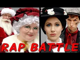 MRS CLAUS vs MARY POPPINS: Princess Rap Battle (Whitney Avalon Alyssa Preston Jim O'Heir Kevin Allen