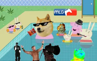 MLG Peppa pig goes to the swimming pool MLG Peppa pig goes to the swimming pool