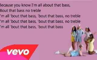 Meghan Trainor - All About That Bass (Lyrics) Meghan Trainor - All About That Bass (Lyrics)