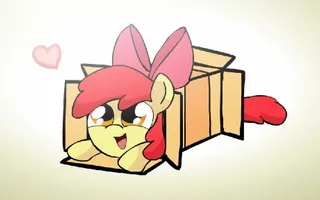 Ponies sliding into a box v2.0