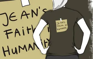 Jean's Faith in Humanity | Women's T-Shirt Jean's Faith in Humanity | Women's T-Shirt