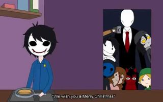 Bloody Painter Creepypasta Christmas animation-In Kitchen Bloody Painter Creepypasta Christmas animation-In Kitchen