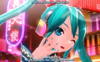 World's End Dancehall feat.Hatsune Miku & Megurine Luka - Project DIVA F (With Eng Translate)
