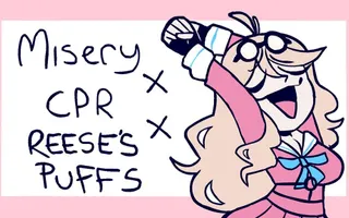 Misery x CPR x Reese's Puffs Meme {DRV3 Spoilers} Misery x CPR x Reese's Puffs Meme {DRV3 Spoilers}
