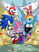 The Race is On: Cover by ss2sonic on DeviantArt The Race is On: Cover by ss2sonic on DeviantArt