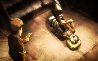 Shingeki No Kyojin (Attack On Titan) OVA 2 - Armin breaks his legs