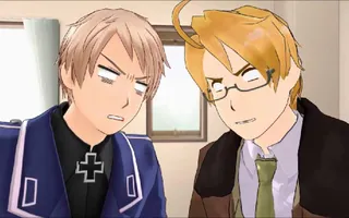 [MMD APH] America and Prussia - Stop Copying Me!!