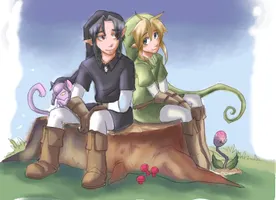link and dark link color by Arkel-chan on DeviantArt