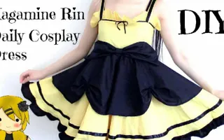 DIY Kagamine Rin Daughter of Evil Inspired Daily Cosplay Dress DIY Kagamine Rin Daughter of Evil Inspired Daily Cosplay Dress