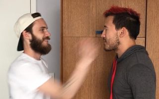 Markiplier SLAPPED by PewDiePie and JackSepticEye Markiplier SLAPPED by PewDiePie and JackSepticEye