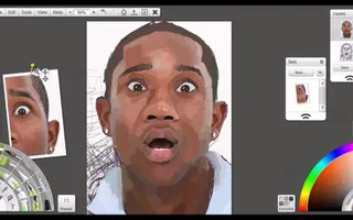 i painted a face again. i painted a face again.