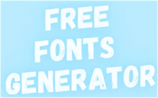 Free Fonts Generator - Cool and stylish Text fonts a to z Names
