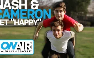 Nash Grier & Cameron Dallas Dance To "Happy" | On Air with Ryan Seacrest Nash Grier & Cameron Dallas Dance To "Happy" | On Air with Ryan Seacrest