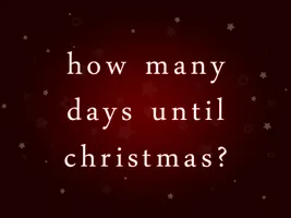 Christmas Countdown 2014 - Find out how many days until Christmas 2014