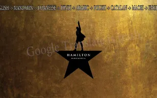 Wait for It but through Google Translate and sung by Microsoft Sam