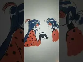 Ladybug and Chat noir meet their future selves Ladybug and Chat noir meet their future selves
