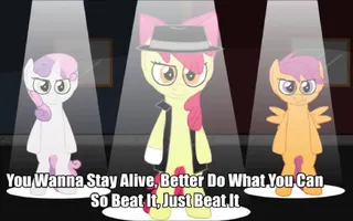 [Lyrics] Beat it (Mlp Cover)
