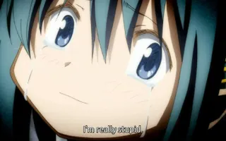 Sayaka transforms into a witch (Bluray) Sayaka transforms into a witch (Bluray)