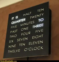 Funny Pictures @ WeirdNutDaily - Funky Options Clock Funny Pictures @ WeirdNutDaily - Funky Options Clock