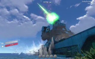 subnautica gun shoots down sunbeam