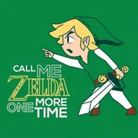 Call Me Zelda One More Time T Shirt Tee Funny Link Gaming Legend of Tri Force | eBay