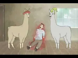 Llamas with Hats 1 - 4 Llamas with Hats 1 - 4