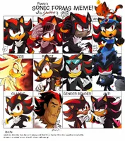 Sonic Forms Meme with Shadow by tortaviso on deviantART