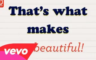 One Direction - What Makes You Beautiful (Lyric Video) One Direction - What Makes You Beautiful (Lyric Video)