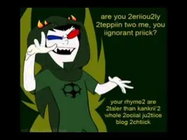 Homestuck Rap Battle feat. Sollux Captor and Dave Strider. Homestuck Rap Battle feat. Sollux Captor and Dave Strider.