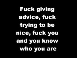 Another F.U. Song Lyrics Another F.U. Song Lyrics