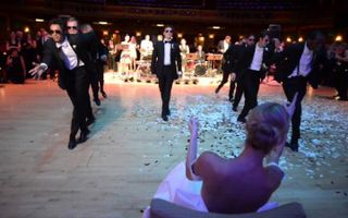 Ballerina Wedding: Surprise Groomsmen Dance Ballerina Wedding: Surprise Groomsmen Dance