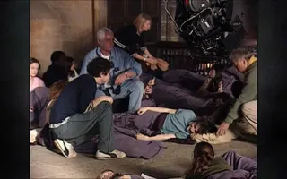 Alan Rickman and Michael Gambon prank Daniel Radcliffe!