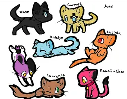 Image: Aphmau's characters as cats by warrior--artist on DeviantArt Image: Aphmau's characters as cats by warrior--artist on DeviantArt