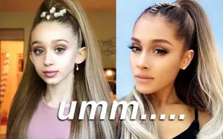 ariana grande copying emery bingham for 2 minutes ariana grande copying emery bingham for 2 minutes