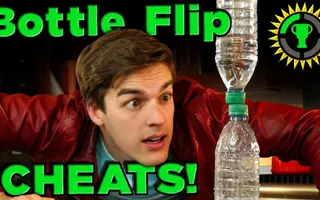 Game Theory: CHEAT the Water Bottle Flip Challenge...with SCIENCE! Game Theory: CHEAT the Water Bottle Flip Challenge...with SCIENCE!
