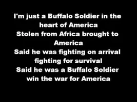 Bob Marley - Buffalo Soldier Lyrics Bob Marley - Buffalo Soldier Lyrics