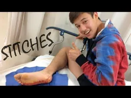 GETTING STITCHES FREAKOUT GETTING STITCHES FREAKOUT