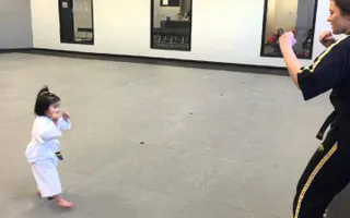 3 Year Old White Belt Reciting the Student Creed 3 Year Old White Belt Reciting the Student Creed
