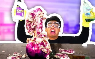 PURPLE ELEPHANT TOOTHPASTE EXPERIMENT!