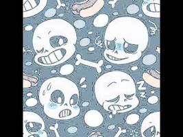 Sans the skeleton~looking like this-(sans x frisk) Sans the skeleton~looking like this-(sans x frisk)