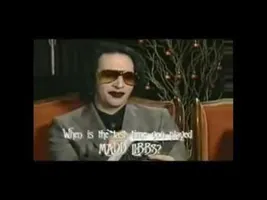 Marilyn Manson Funny Moments XD Marilyn Manson Funny Moments XD